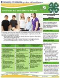 Cover page: 4-H First Aid and Safety Project