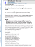 Cover page: Biomechanical aspects of axonal damage in glaucoma: A brief review.