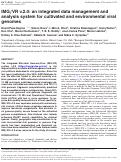 Cover page: IMG/VR v.2.0: an integrated data management and analysis system for cultivated and environmental viral genomes