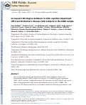 Cover page: Increased CNV-Region deletions in mild cognitive impairment (MCI) and Alzheimer's disease (AD) subjects in the ADNI sample