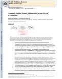 Cover page: Synthetic Studies toward the Citrinadin A and B Core Architecture