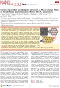 Cover page: Diamine-Appended Mg2(dobpdc) Nanorods as Phase-Change Fillers in Mixed-Matrix Membranes for Efficient CO2/N2 Separations