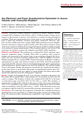 Cover page: Are Electronic and Paper Questionnaires Equivalent to Assess Patients with Overactive Bladder?