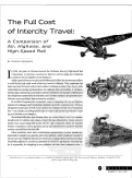 Cover page: The Full Cost of Intercity Travel