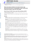 Cover page: Black and unarmed: statistical interaction between age, perceived mental illness, and geographic region among males fatally shot by police using case-only design