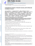 Cover page: Comprehensive Analysis of Genetic Ancestry and Its Molecular Correlates in Cancer