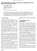 Cover page: Fine-grained authorization for job and resource management using akenti and the globus 
toolkit(R)