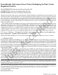 Cover page of PowerMorph: QoS-Aware Server Power Reshaping for Data Center Regulation Service