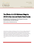 Cover page: The Effects of a $15 Minimum Wage by 2019 in San Jose and Santa Clara County