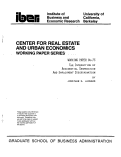 Cover page: The Interaction of Residential Segregation and Employment Discrimination