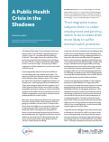 Cover page: A Public Health Crisis in the Shadows