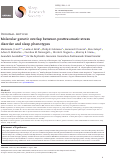 Cover page: Molecular genetic overlap between posttraumatic stress disorder and sleep phenotypes.