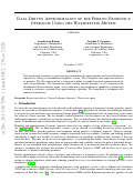 Cover page: Data-Driven Approximation of the Perron-Frobenius Operator Using the Wasserstein Metric