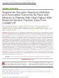 Cover page: Angiotensin Receptor Neprilysin Inhibition and Associated Outcomes by Race and Ethnicity in Patients With Heart Failure With Reduced Ejection Fraction: Data From CHAMP‐HF