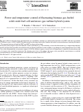 Cover page: Power and temperature control of fluctuating biomass gas fueled solid oxide fuel cell and micro gas turbine hybrid system