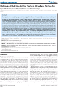 Cover page: Optimized Null Model for Protein Structure Networks