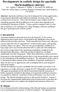 Cover page: Developments in realistic design for aperiodic Mo/Si multilayer mirrors