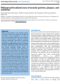 Cover page: Widespread localized areas of annular patches, plaques, and erythema