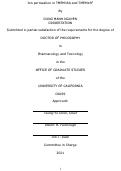 Cover page: Ion permeation in TMEM16A and TMEM16F