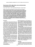 Cover page: Measurements of PAN, alkyl nitrates, ozone, and hydrocarbons during spring in interior Alaska