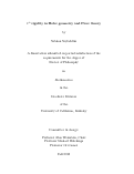 Cover page: C<sup>0</sup>Rigidity in Hofer Geometry and Floer Theory