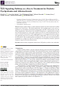 Cover page: Nrf2 Signaling Pathway as a Key to Treatment for Diabetic Dyslipidemia and Atherosclerosis.