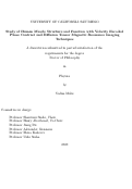 Cover page: Study of Human Muscle Structure and Function with Velocity Encoded Phase Contrast and Diffusion Tensor Magnetic Resonance Imaging Techniques