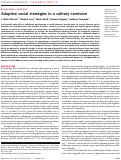 Cover page: Adaptive social strategies in a solitary carnivore