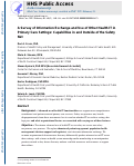 Cover page: Survey of Information Exchange and Advanced Use of Other Health Information Technology in Primary Care Settings