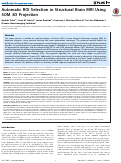 Cover page: Automatic ROI Selection in Structural Brain MRI Using SOM 3D Projection