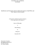 Cover page: Identification and Functional Analysis of Bacterial-responsive Small RNAs and Their Targets in Plant Immunity