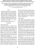 Cover page: Influencing Network Graph Perception and Judgment: Effects of DirectConnections, Base Rates, and Visual Layout Proximity on Social Network Analysis