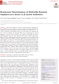 Cover page: Bicarbonate Resensitization of Methicillin-Resistant Staphylococcus aureus to β-Lactam Antibiotics