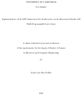 Cover page: Implementation of the OPU Instruction Set Architecture on the Microsemi Polarfire 300 Field-Programmable Gate Array