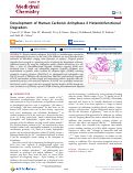 Cover page: Development of Human Carbonic Anhydrase II Heterobifunctional Degraders