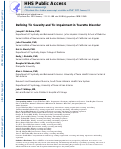 Cover page: Defining tic severity and tic impairment in Tourette Disorder