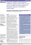 Cover page: Surgical candidacy and treatment initiation among women with cervical cancer at public referral hospitals in Kampala, Uganda: a descriptive cohort study