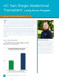 Cover page: UC San Diego Abdominal Transplant: Living Donor Program