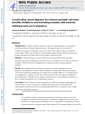 Cover page: Constructing Causal Diagrams for Common Perinatal Outcomes: Benefits, Limitations and Motivating Examples with Maternal Antidepressant Use in Pregnancy