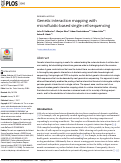 Cover page: Genetic interaction mapping with microfluidic-based single cell sequencing