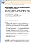 Cover page: Relationship Between Adiposity and Cardiovascular Risk Factors in Prevalent Hemodialysis Patients