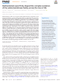 Cover page: Multisubstrate specificity shaped the complex evolution of the aminotransferase family across the tree of life.