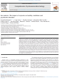 Cover page: Sex matters: The impact of oxytocin on healthy conditions and psychiatric disorders