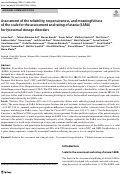 Cover page: Assessment of the reliability, responsiveness, and meaningfulness of the scale for the assessment and rating of ataxia (SARA) for lysosomal storage disorders.