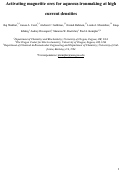 Cover page of Activating magnetite ores for aqueous ironmaking at high current densities