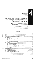Cover page: Exposure atmosphere generation and characterization