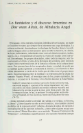 Cover page: Lo fantástico y el discurso femenino en <em>Dos veces Alicia</em>, de Albalucía Angel