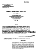 Cover page: ESTIMATION OF INTRABEAM SCATTERING EFFECTS FOR RHIC