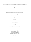 Cover page: Visualization, Prediction, and Causal Inference: Applications in Healthcare