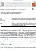 Cover page: Metabolic engineering for valorization of macroalgae biomass